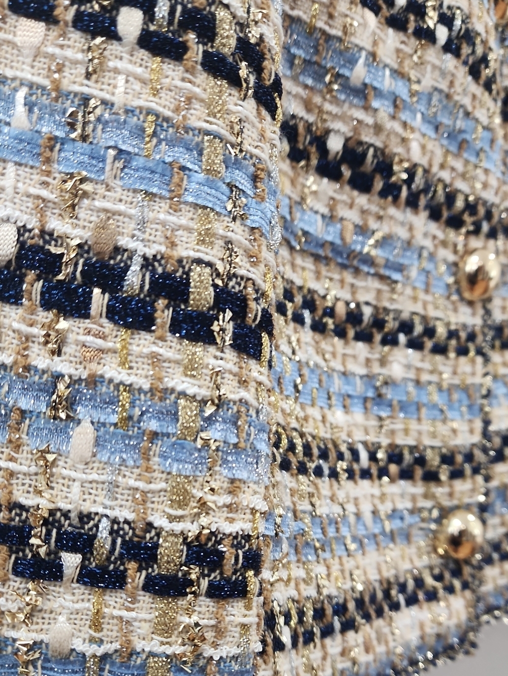 Veronica Beard Sumira Metallic Tweed Jacket - Picture 5 of 16